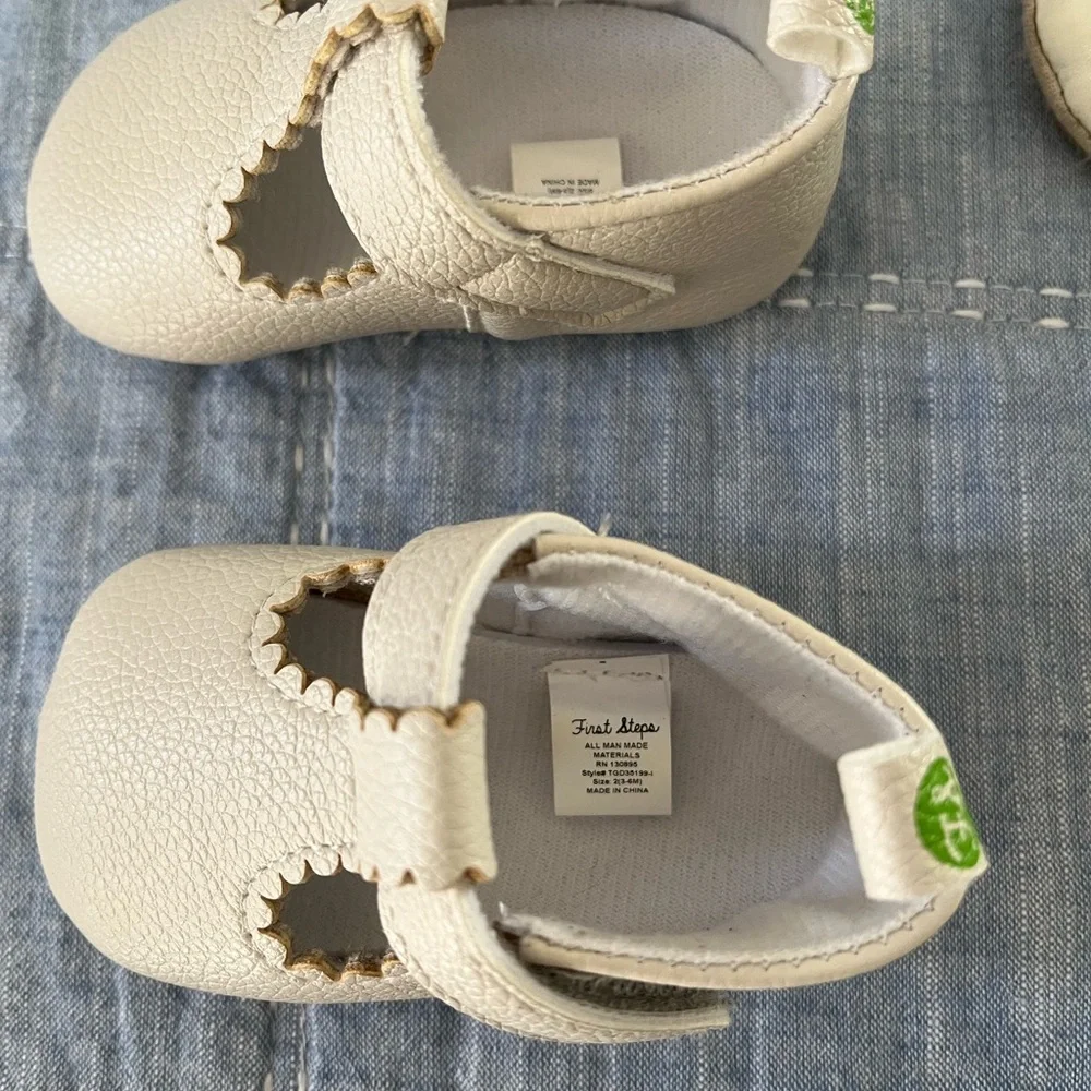 Baby boy shoes 0-3 month set of two pairs dressy shoes